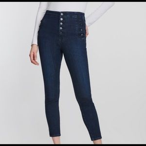 J Brand Natasha skinny jeans size 28, dark denim